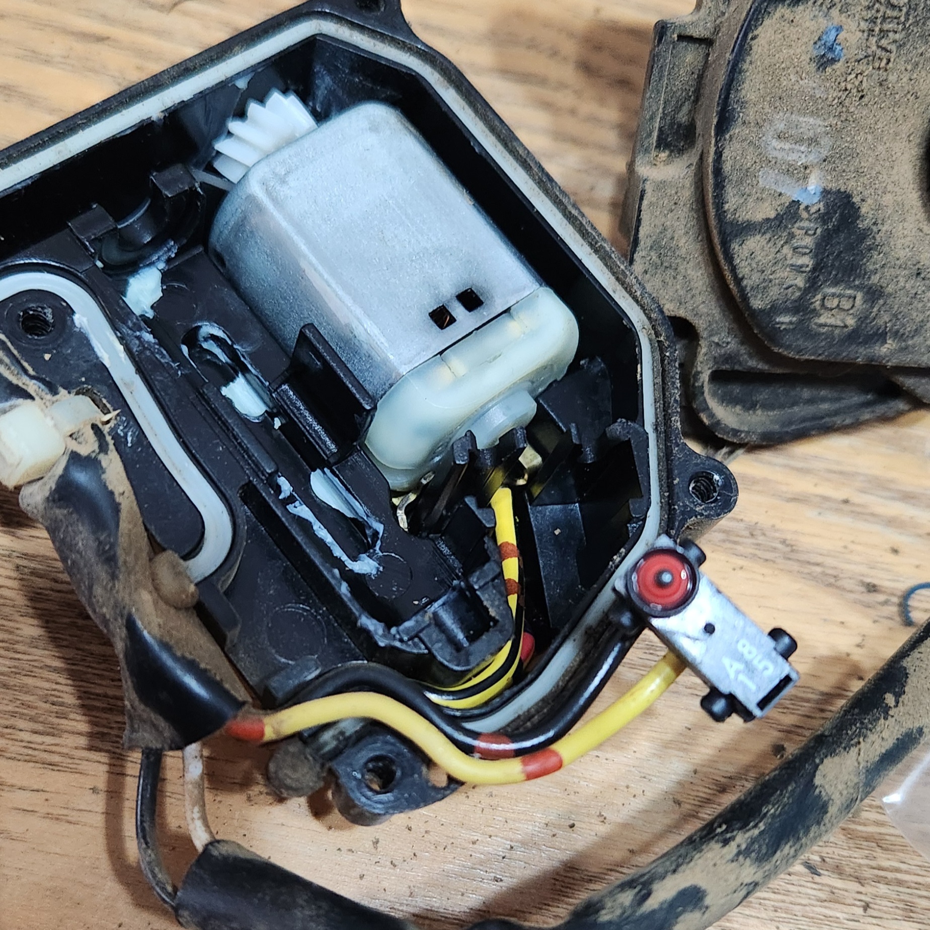 Assembly post driver button removed