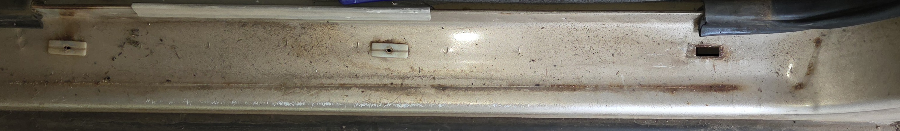 AU Door post tab removal