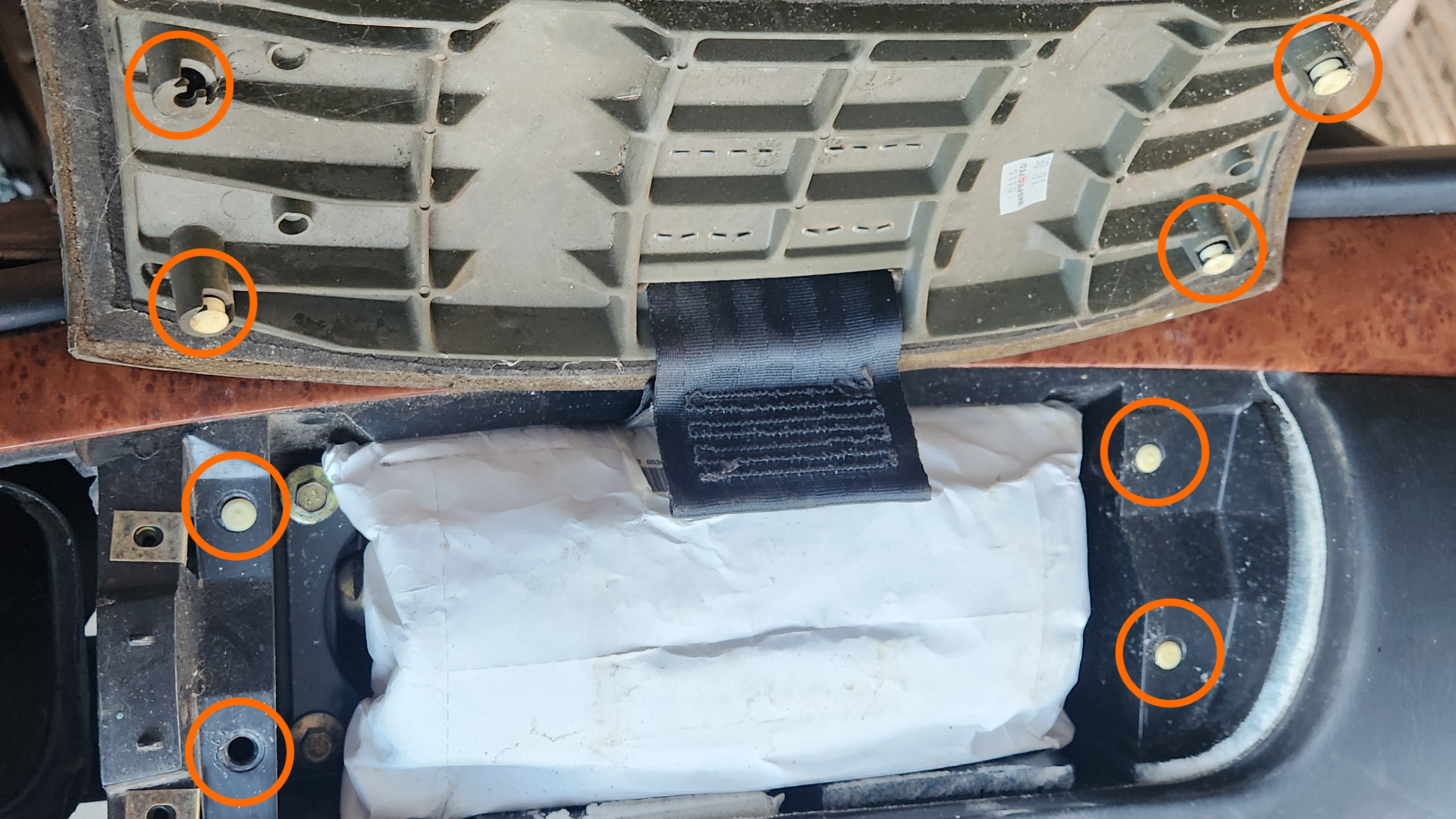 Airbag Panel Removed