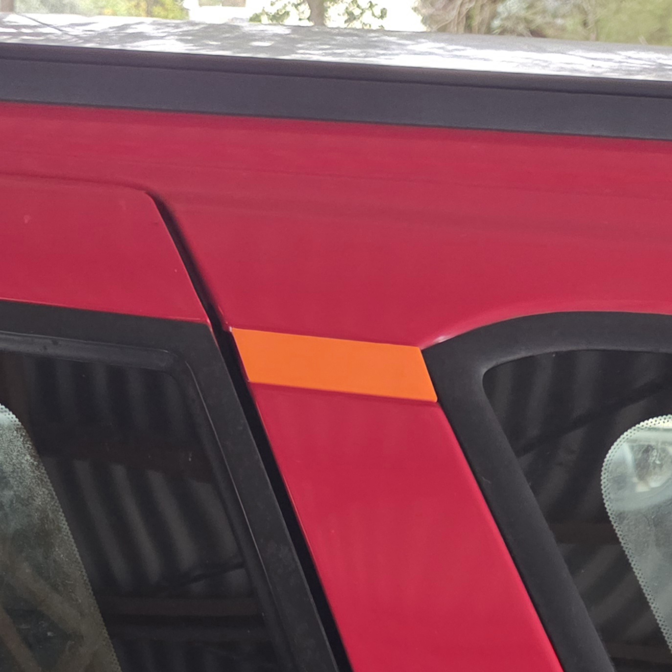 3D printed trim piece fitted