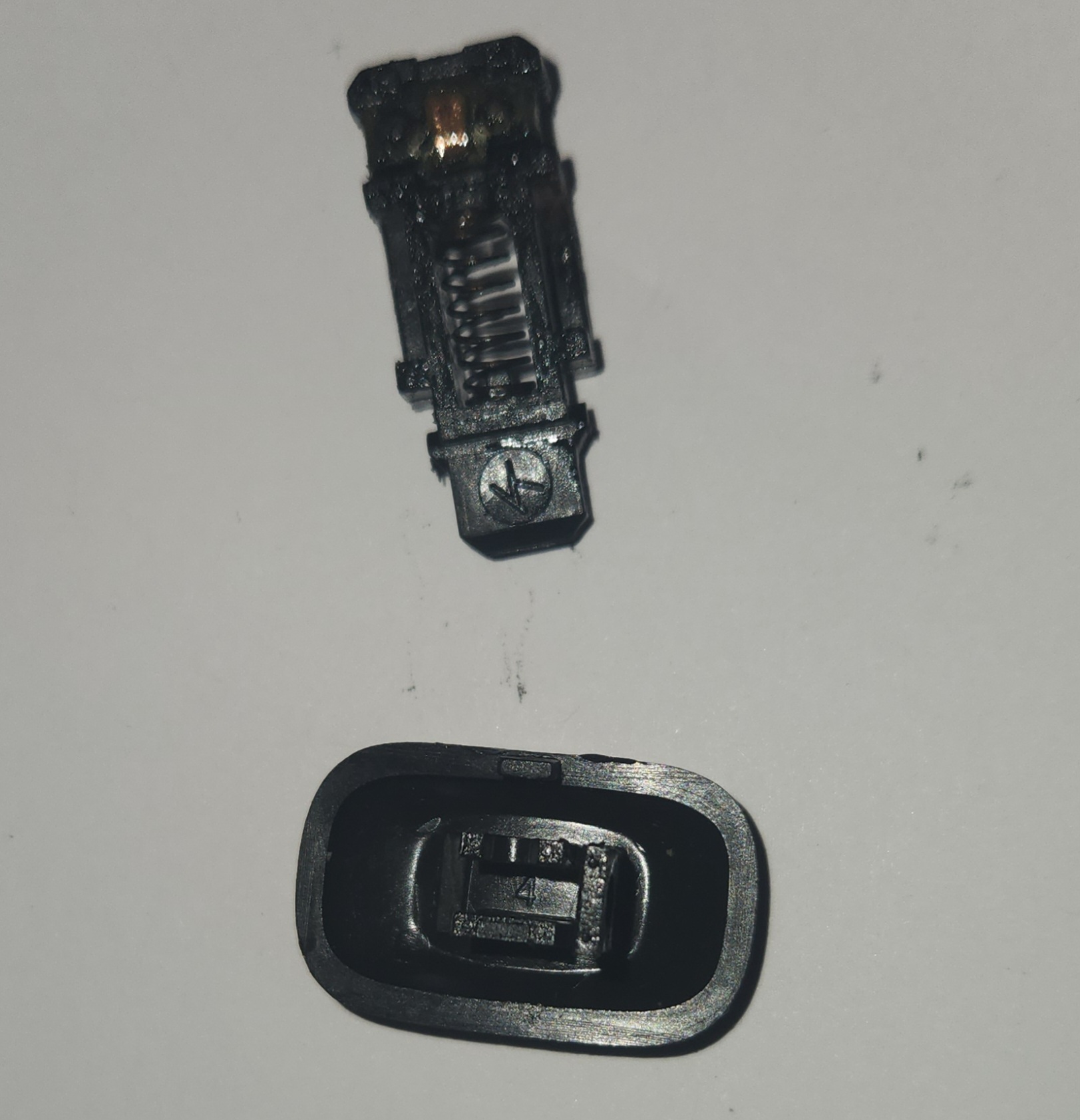 Button cap post removal