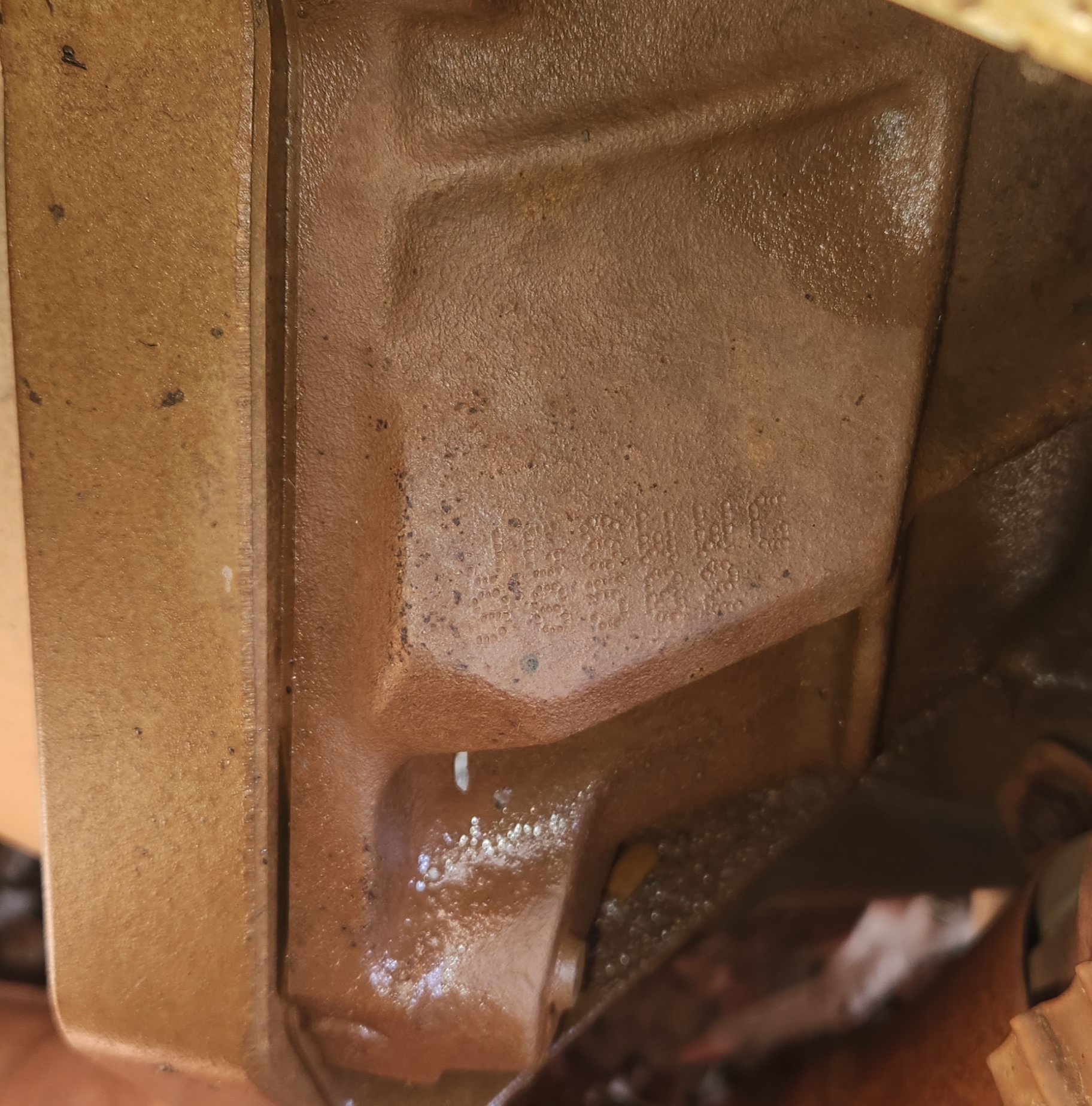 Engine Number post-clean