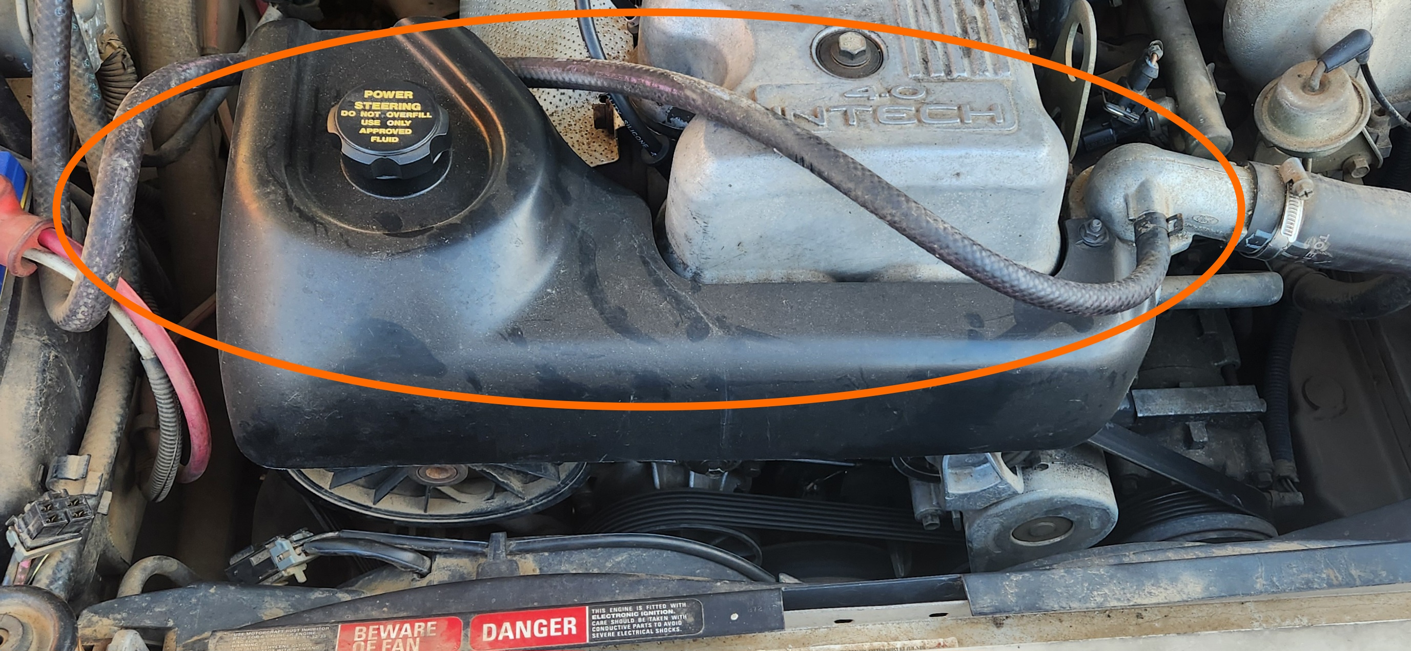 Thermostat return line - post-adjustment