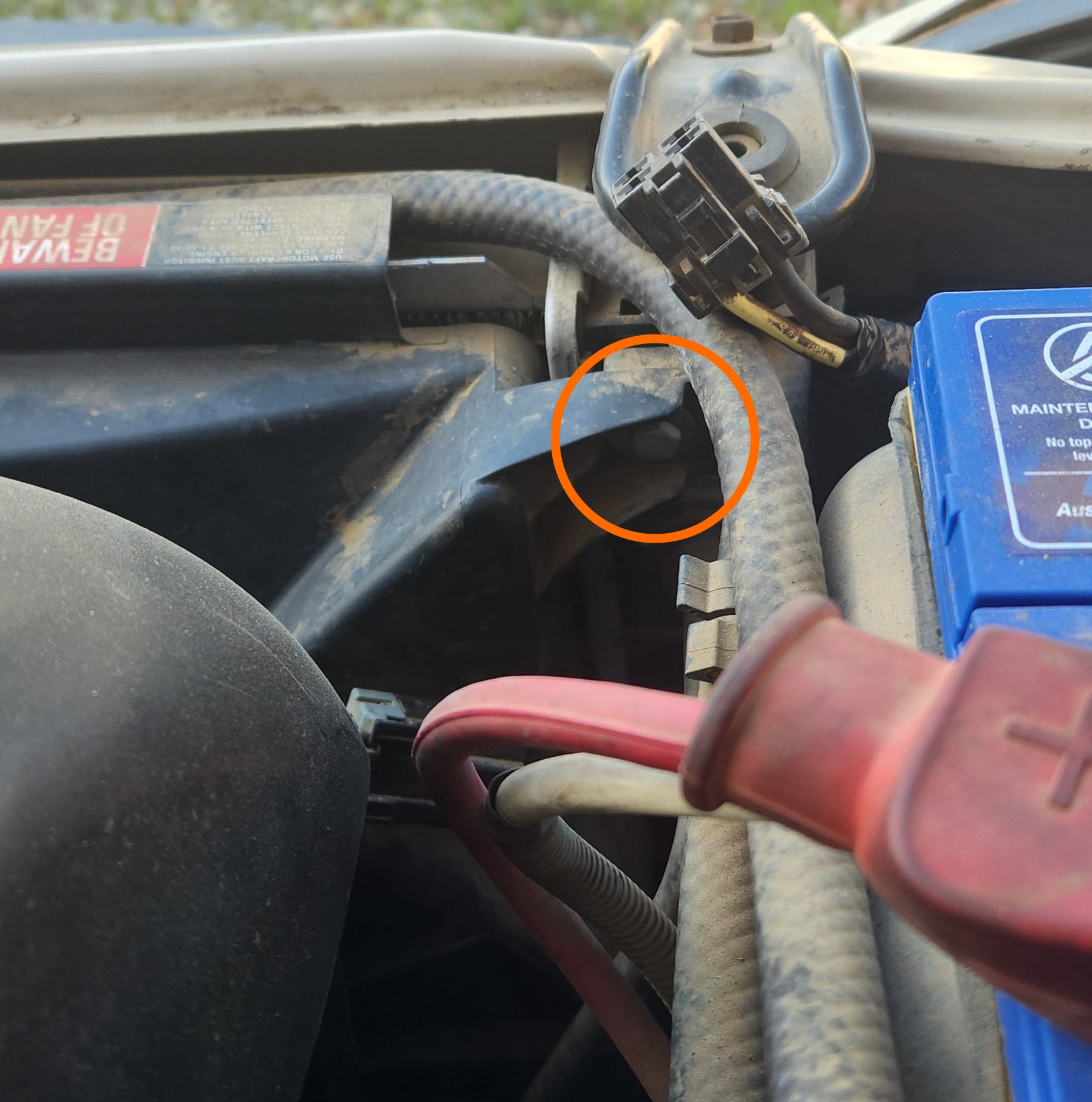 Thermo Fan Bolt - Driver Side
