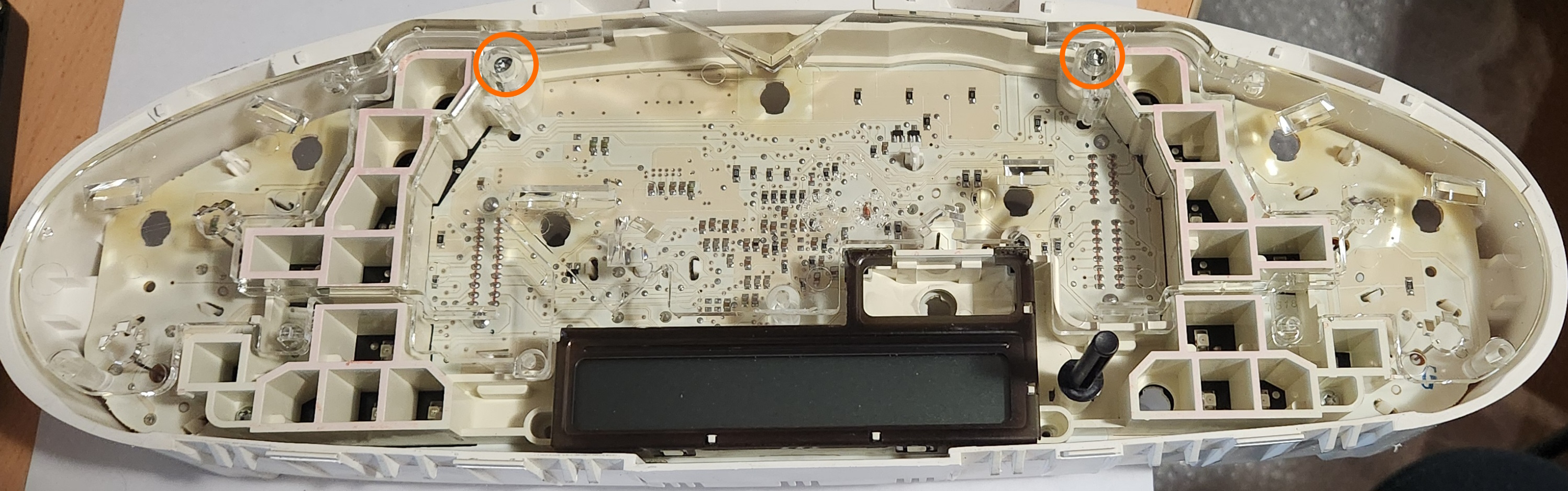 Clear plastic screws