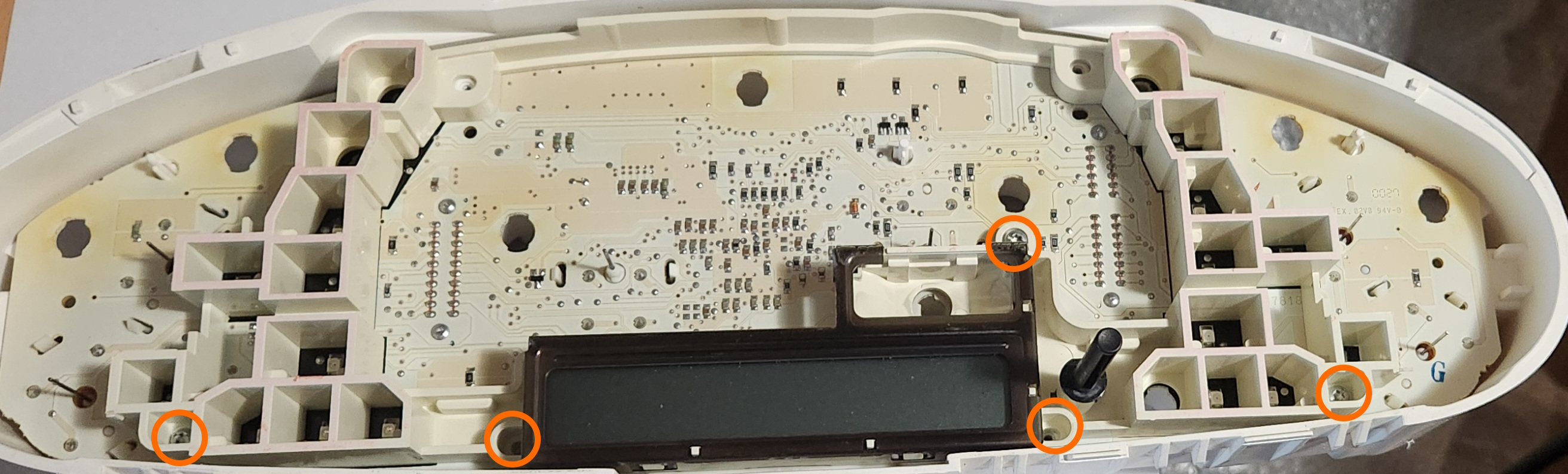 White Plastic Screws